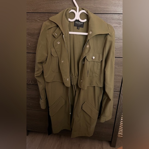GUESS| TRENCH COAT Kaki - Picture 4 of 7